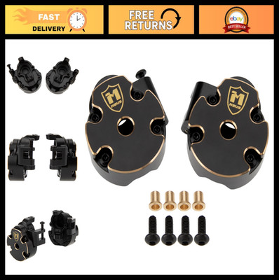 32.55g Brass Steering Knuckles + Front Axle Weights for 1/18 RC Crawler Upgrades