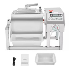 Commercial Meat Tumbler Marinator, 20 L Vacuum Tumbler Marinating Machine with B