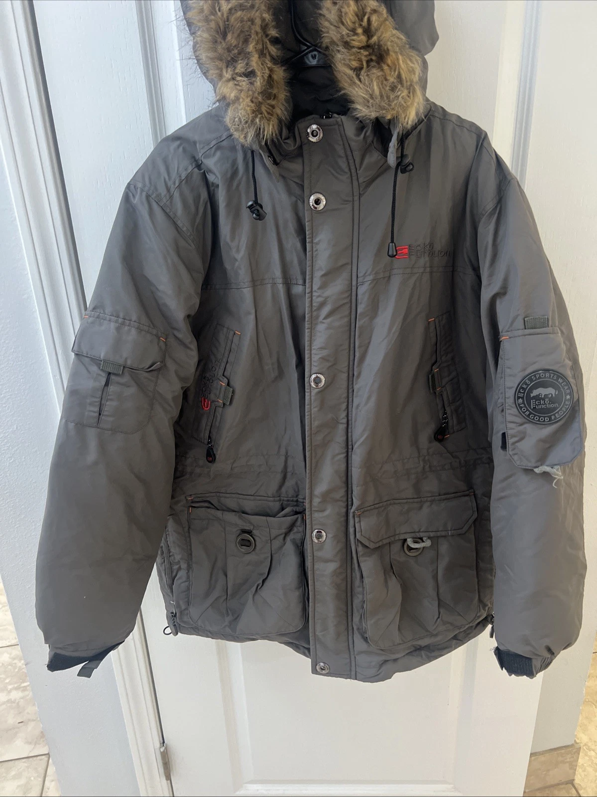 ECKO FUNCTION ATHLETIC DEPT SNOW BOARDING BUMPER JACKET Size XL