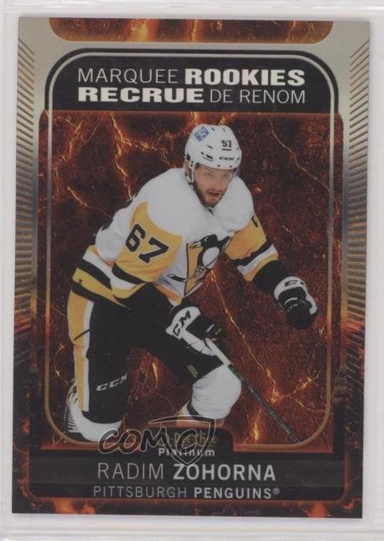 2021 O-Pee-Chee Platinum Marquee Rookies Hot Magma /499 Radim Zohorna #230 1r7e