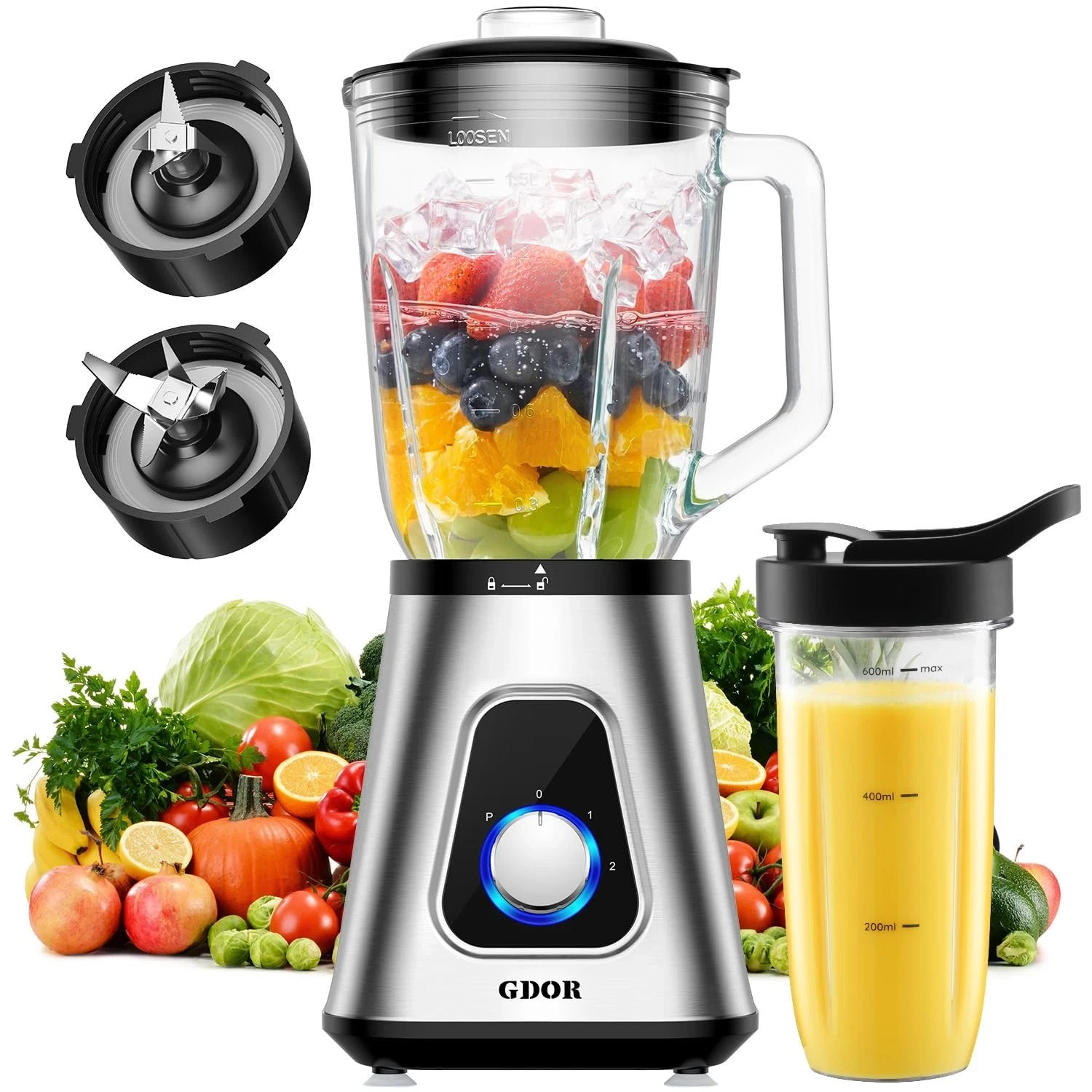 Licuadoras De 1200 Watts 52 oz Profesional Alta Velocidad Para Cocina En Oferta