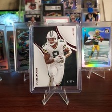 2025 Panini 💎 Immaculate Josh Jacobs Red 9/75 Packers #11 🔥pack fresh🔥