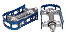 MKS reissued BM-7 BMX bicycle pedals - 9/16" - DARK BLUE