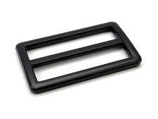 Heavy Duty Metal Slide Buckles - 10 Pcs, 1 Inch Matte Black Zinc Alloy Tri-gl...