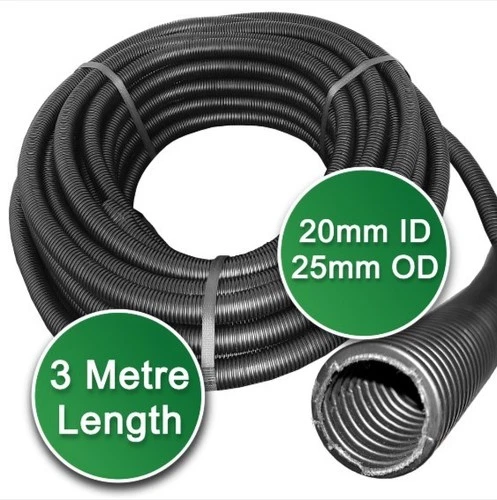 Flexible Water Butt Connection Pipe Flexi Hose for Waterbutt Barrel or Pond 3M