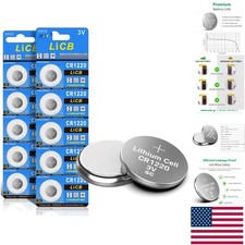 10 Count CR1220 3V Lithium Batteries - Cost-Effective  Leak-Proof Performance