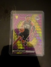 2024-25 Panini Mosaic - Rookies Isaiah Collier #222 Purple Mosaic Prizm /99 (RC)
