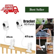 Flexible Camera Clamp Mount 1/4" Screw Security Monitor Holder White