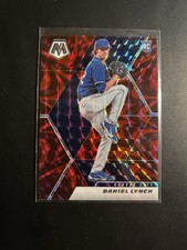 2021 Mosaic Daniel Lynch Red Mosaic Prizm Refractor Rookie Card #294. rookie card picture
