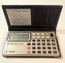 Casio Melody 80 Musical Calculator With Alarm Working Made in Japan Case Clean