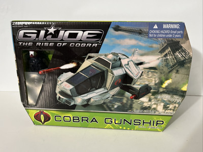 GI Joe Rise Of Cobra COBRA GUNSHIP with Firefly  Figure Hasbro 2009