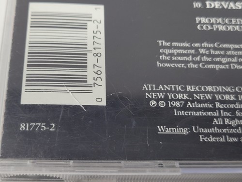 Savatage : Hall of the Mountain King CD Atlantic A2 81775 - Picture 4 of 8