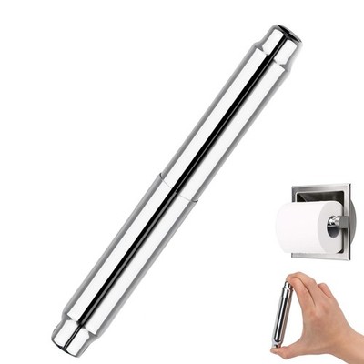 Stainless Steel Toilet Paper Holder Replacement Spring Loaded Toilet Paper Rack