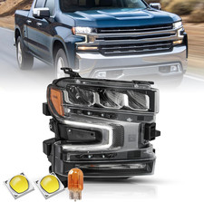 LED Headlight Assembly for 2019-2021 Chevy Silverado 1500 Factory OE Replacement