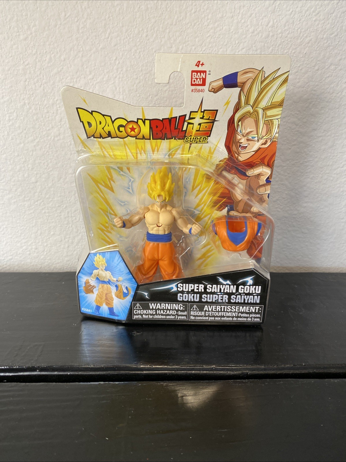 FIGURA DE ACCIÓN BANDAI DRAGON BALL Z SUPER SAIYAN GOKU 35840 NUEVA EN TARJETA ENVÍO GRATUITO