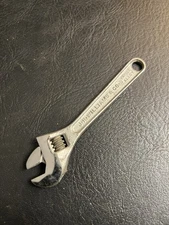 J.H. Williams & Co Superjustable 4" Crescent Adjustable Wrench Made in USA VTG