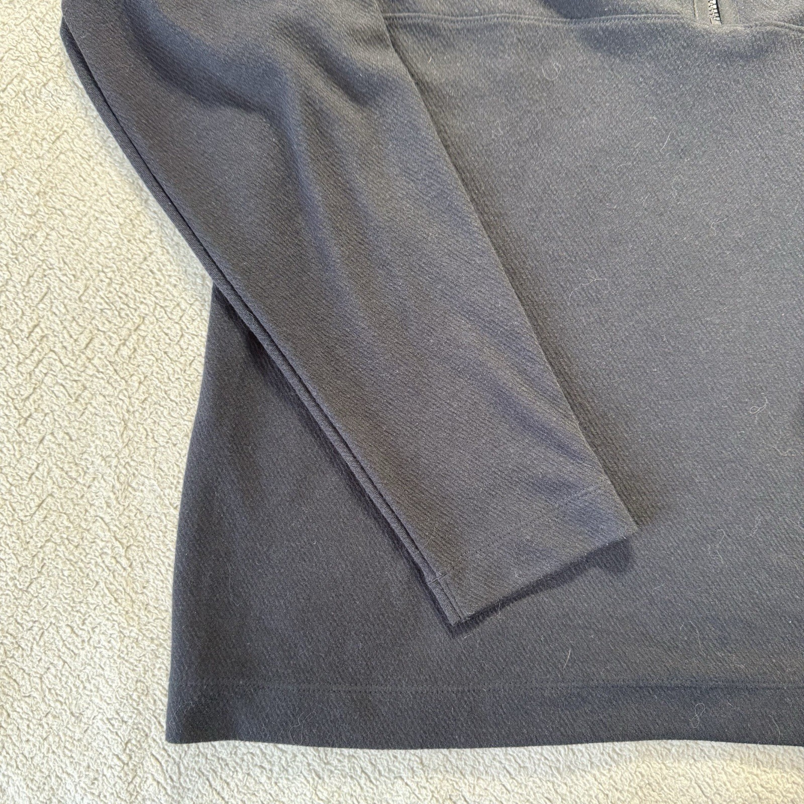 SACAI X NIKE Nike NBA Utah Jazz Team Issue Giacca Mezza Zip Nera Performance Uomo Taglia L