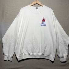Sherwin Williams Sweatshirt Mens XL White Heavy Blend Corporate Paint Logo