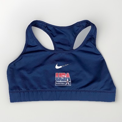 Vintage Nike Team USA Basketball Sports Bra Athletic S Top Dream Team Olympics