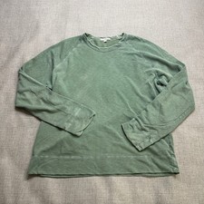 Standard James Perse Sweatshirt Women's 3 Green Crewneck Pullover