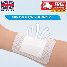 50Pcs Nonwoven Wound Dressings ? Hypoallergenic First Aid Plasters UK