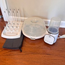 KiddieWare Electric Baby Bottle Food Steamer Sterilizer Dryer Steamer Set Baby