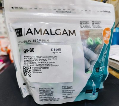 SDI Amalgam Capsules GS-80 (Pack of 50 Cap) Spill 2 Regular Set Free Shipping 
