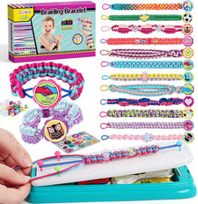 Friendship Bracelet Making Kit for Girls, DIY Jewelry Craft Supplies, Age 8 12
