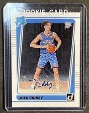 2021-22 Panini Donruss - Rated Rookie Josh Giddey #202 Signatures (AU, RC)