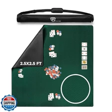 Feltectors Board Game Mat for 32 x 32 in Tables, Mahjong Mat with Carrying Ba