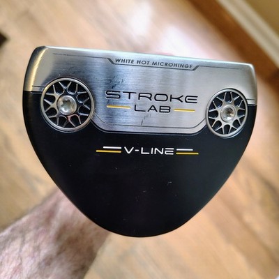 Odyssey Stroke Lab V-Line 33 inch putter with head cover. Excellent condition.