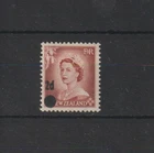 p6257 NEW ZEALAND 1958 Mint hinged 2d opt ERROR SG.763b