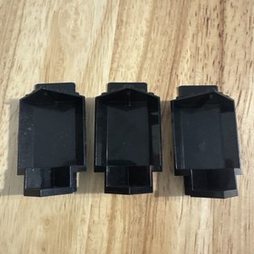 X3 LEGO Black Panel, Castle Corner Wall 3x3x6 2345 6086 6085 6071 6054 6077 6075