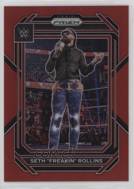 2023 Panini Prizm WWE Red 99/299 Seth Rollins Freakin #137 1u6
