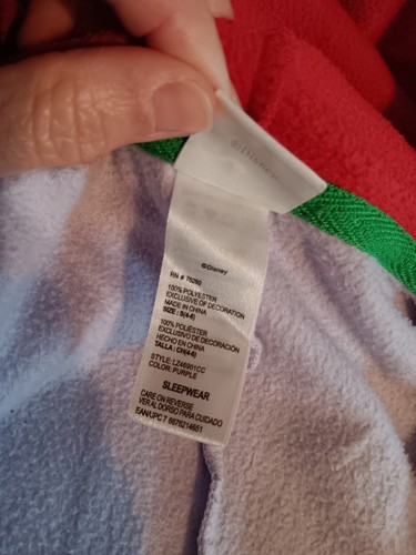 Pigiama Disney Sirenetta Onesey Donna S 4-6 Zip-up Pezzo Unico (Jo) - Foto 8 di 9