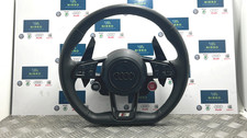 AUDI A6 S LINE FLAT BOTTOM TIPTRONIC R8 STYLE STEERING WHEEL FITS 2011 TO 2018