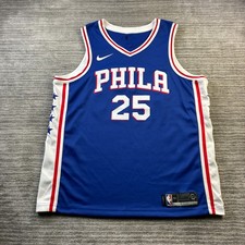 Ben Simmons Nike Jersey Mens Extra Large Blue Swingman Dri Fit