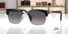 PERSOL PO3199S 1106M3 Black silver Gradient Polarized 53mm Unisex Sunglasses