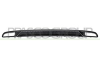 Prasco Zier-/Schutzleiste StoßFäNger Hinten FüR Fiat 500 312_ 312 Schwarz