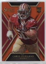 2014 Panini Select Rookies Orange Prizm 44/75 Chris Borland #157 11y7