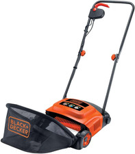BLACK+DECKER Lawn Raker, 600W, Adjustable Height Scarifier with Large Capacity F