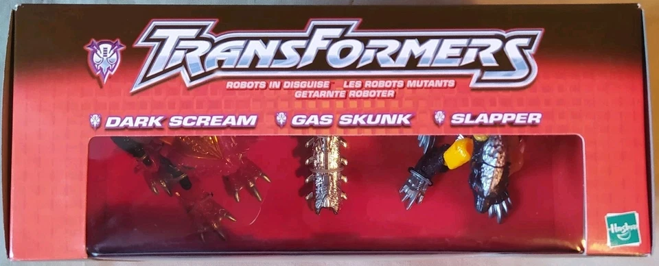 Transformers Robots in Disguise 3 Pack - Dark Scream, Gas Skunk, Slapper MIB - Photo 2/4