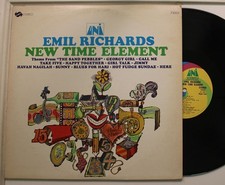Emil Richards Lp New Time Element On Uni - Vg++ / Vg++