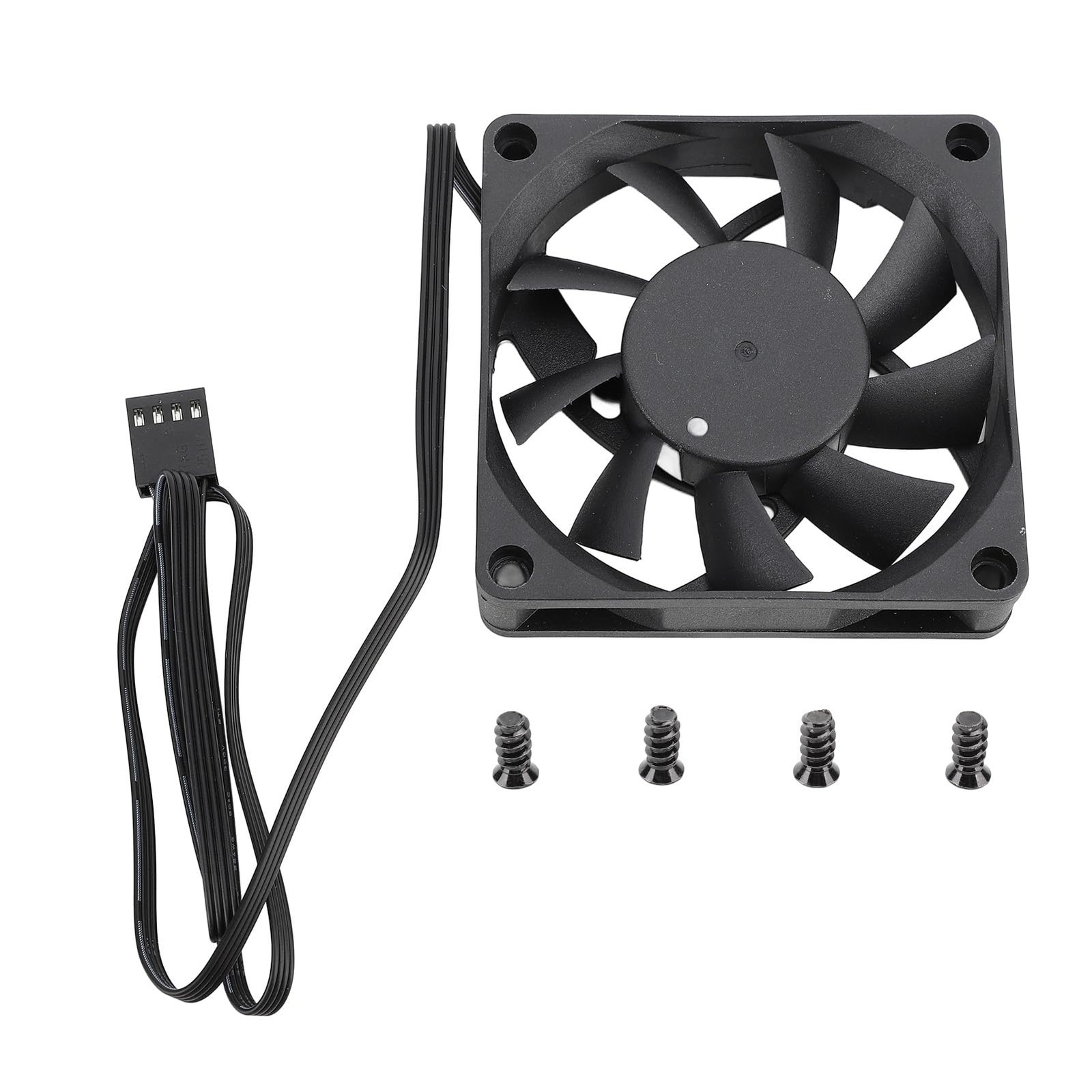 Ventilateur PC 70mm PWM 4 broches anti-surchauffe pour mini ordinateur silencieux