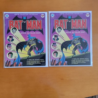 DC Limited Collector's Edition Batman Vol 4 No C37 Sept 1975 Oversized x2 Copies