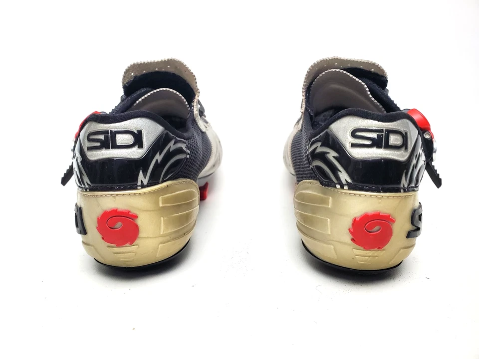 SIDI 复古 Shadow Race 钢制黑色公路自行车鞋带 LOOK 防滑鞋 47 码 — 第 4/4 张图片