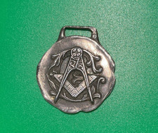 MASONIC TEMPLE ANNIVERSARY LODGE 1915 STERLING SILVER MEDAL