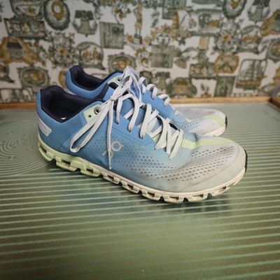On Cloudflow 3.0 Women's Road Running Shoes Niagara Meadow Sneakers Size 10.5