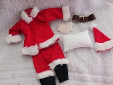 Handmade Santa Suit For Ken Doll Happy Family