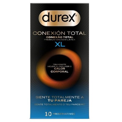 Durex Total Connection XL Ultra Thin Latex-Free 10 Stück weich und mit Reservoir